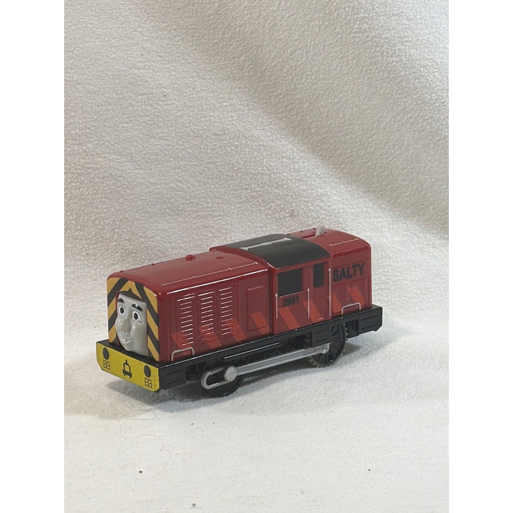 Thomas & Friends TrackMaster Salty Motorized Engine Train 2991 Mattel 2013 Red